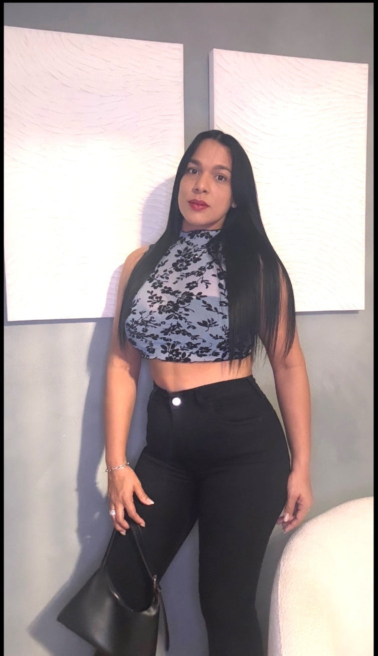 JHOIS Black Flare Jeans – Lift Fit